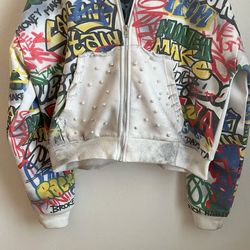 spray paint design hoodie