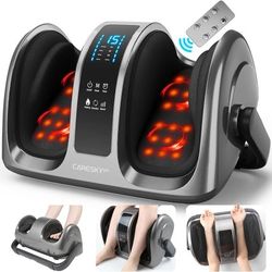 Caresky Foot and Leg Massager with Heat Grey