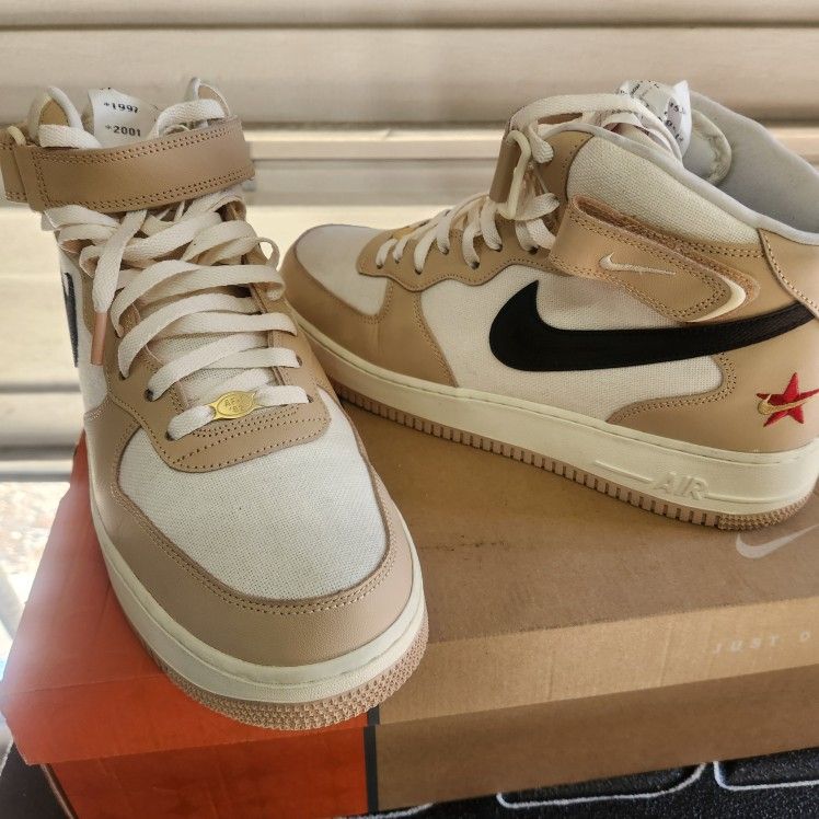 Af1 Mid 07 LX Shimmer Black/Pale IVORY