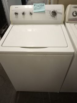 Kenmore Washing machine Washer white super size heavy duty excellent .Warranty . Delivery available . 2203 Fowler st. Ft. Myers 33901