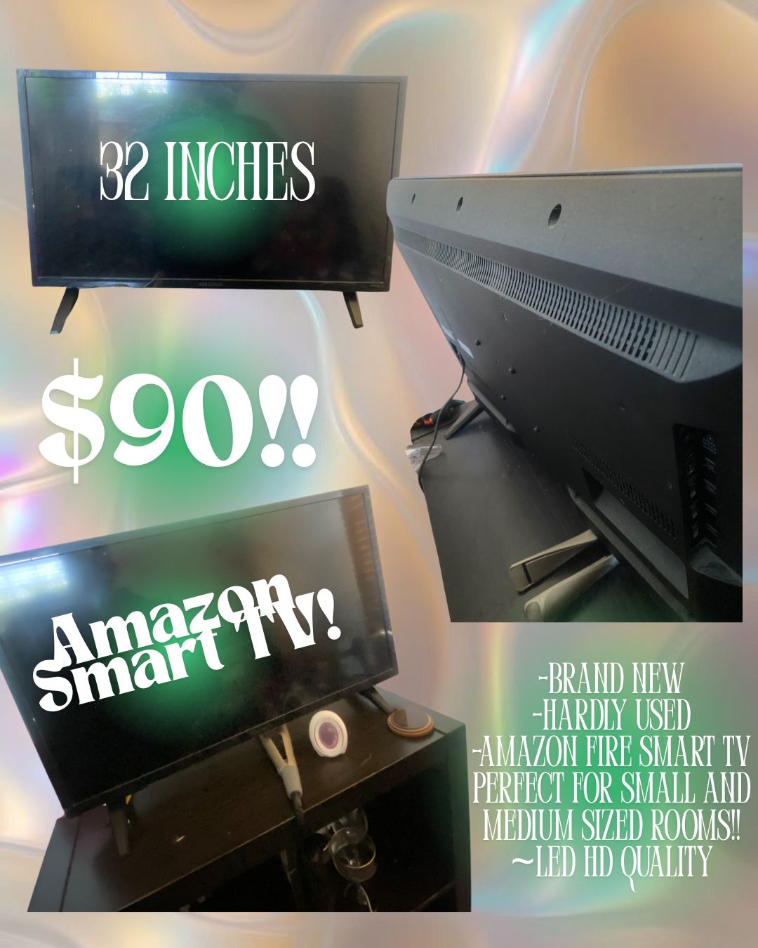 AMAZON FIRE TV $90!!! LED HD