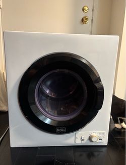 BLACK+DECKER 3.5 Cu. Ft. Portable Dryer, 13.2 lb. Capacity, 120V, BCED37