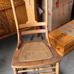 Victorian Antique Chair/rocker  Cane Seating