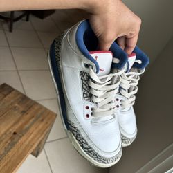 Jordan 3  True blue (Size7)