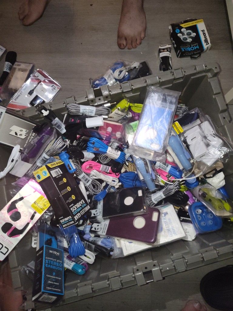 Al Type Charging Cords, Plugs, Aux Cord, Bluetooth Speaker, iPhone Cases