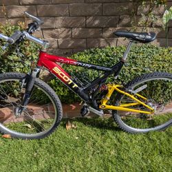 Scott Vertigo Comp Full Suspension Mountain Bike – 26” – Medium (18”)