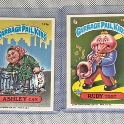 Original 1986 Topps Garbage Pail Kids Series 4 Lot Of 12