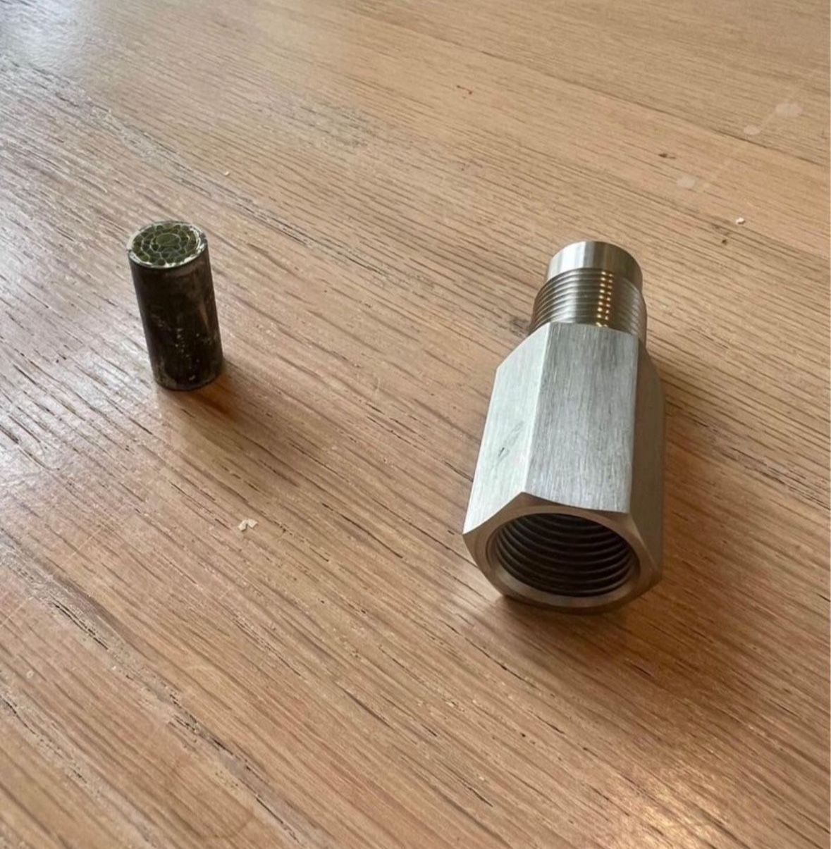 Oxygen O2 Sensor Spacer Adapter Engine Light Oxygen Sensor Simulator Extender M18X1.5
