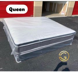 Queen Mattress Set PillowTop – Brand New –  Same Day Delivery Available 🚚