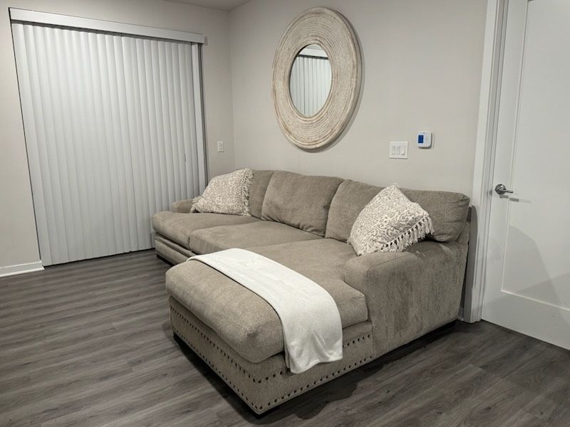 Cindy Crawford Plush Feather Sofa