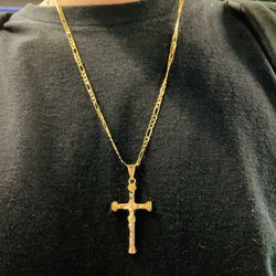 Cross Gold Filled / Cruz Baño En Oro 🔥