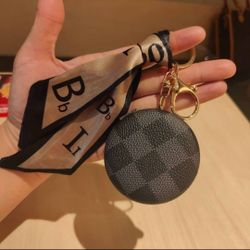Round Cosmetic Mirror  Key Chain