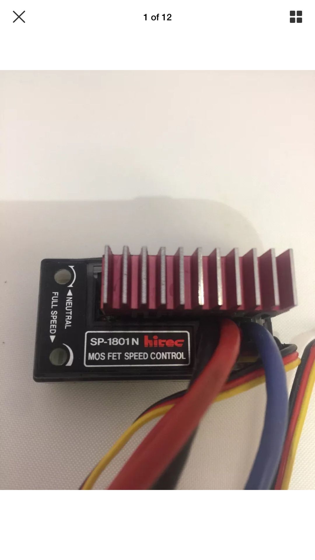 Hitec RC Plane SP1801N ESC Electronic Speed Controller 41801S