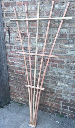 Handmade Cedar Garden Trellis - 70” Tall