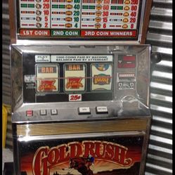 Gold Rush 25cent Slot Machine 