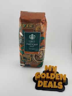 Starbucks Decaf Pike Place Roast Whole Bean 16 oz Medium Roast