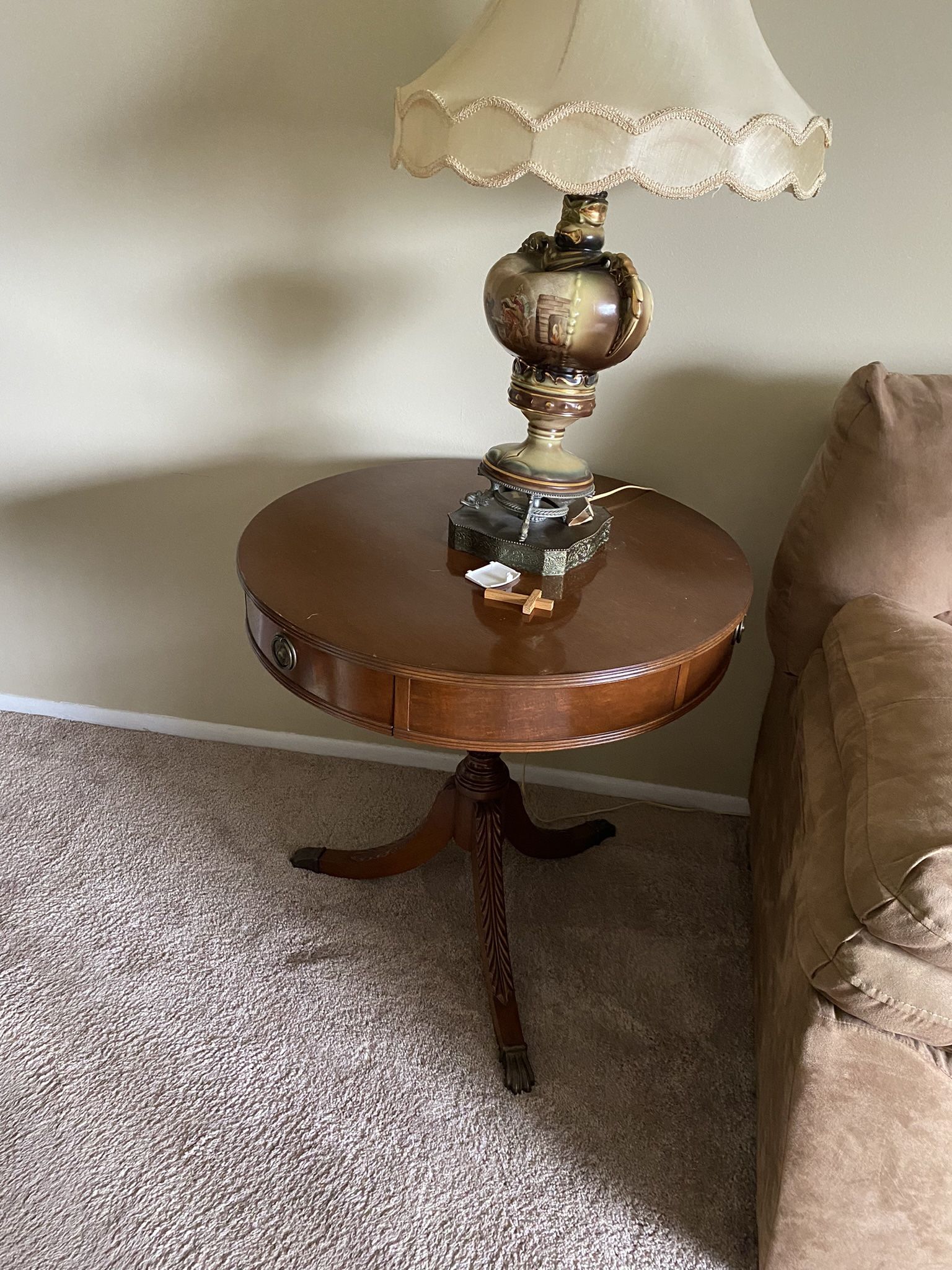 Round Antique Table