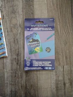 Fortnite Party Supplies Invitations