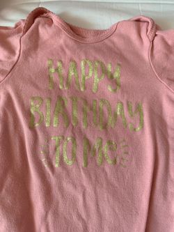 Baby girl carters onesie