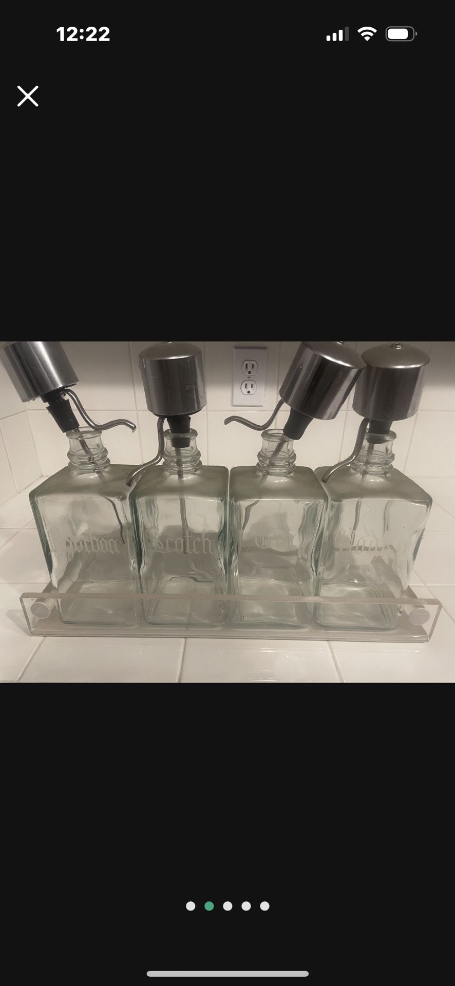 vintage Mcm Pump Liquor Glass 40 Years Old, Plus