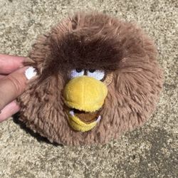 Angry birds Plush Chewbacca Star wars small round stuffed toy