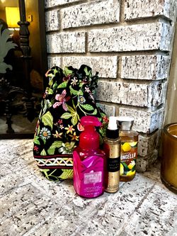 Vera Bradley Shower Bag Set