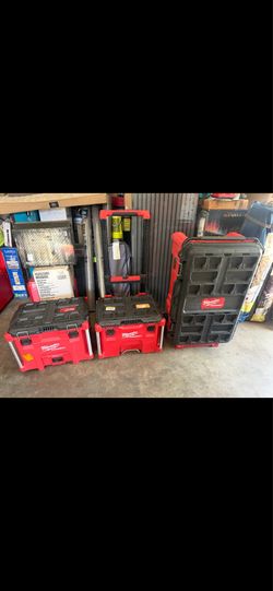 Milwaukee packout 3 boxes