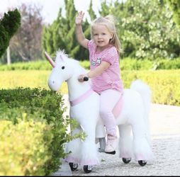 Walking unicorn cheap ride on
