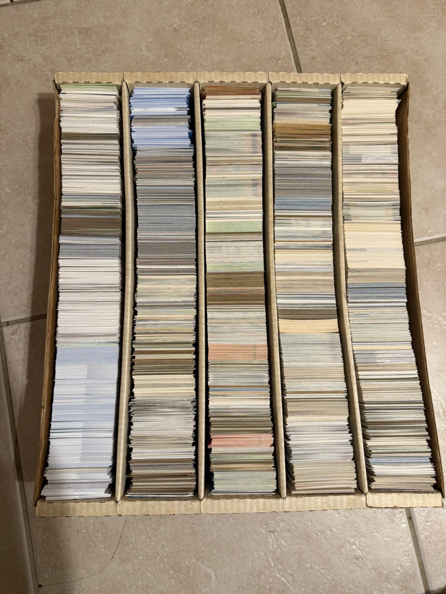 5,000 Basketball/Baseball/Football cards