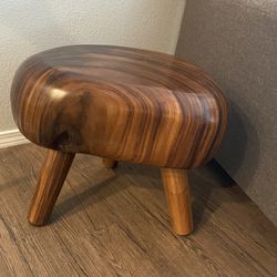 Unique Wooden stool End Table. Locally Made