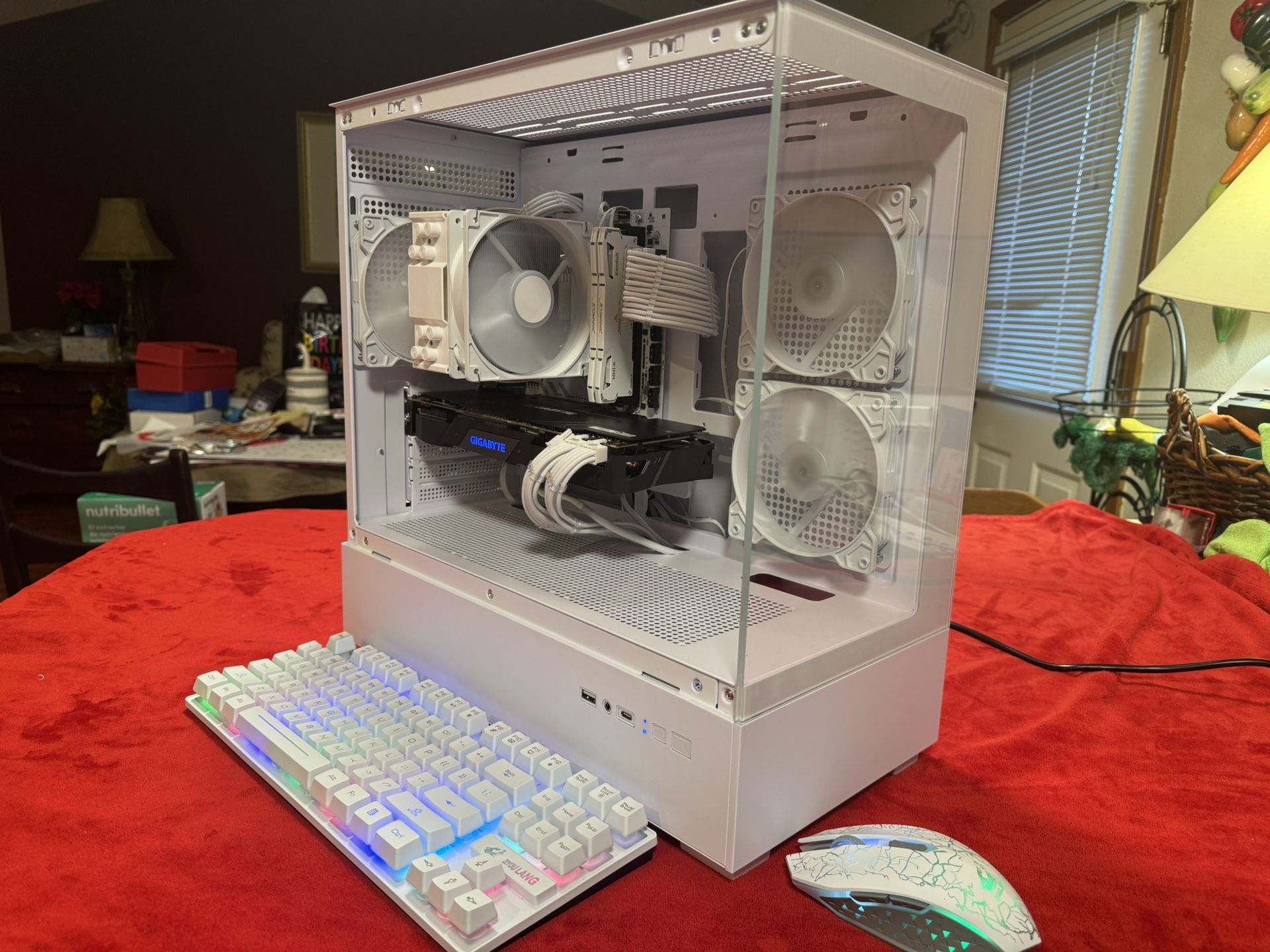 *Black Friday Deal* Gaming PC, All White Arctic Frost, Ryzen 7 3700X, GeForce RTX 2070 8GB GDDR6, 16GB RAM, 1TB M.2 NVME SSD