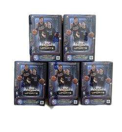 2025-2026 topps chrome basketball blaster box lot of 5