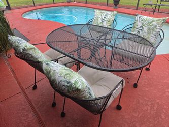 Wrought Iron Patio Set