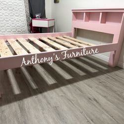 Pink Full Size Bed Frame 