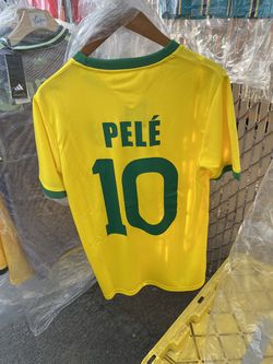 Brazil Retro Pelé Soccer Jersey