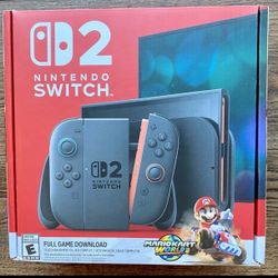 Nintendo Switch 2 Mario Kart Bundle Includes 1 year Warranty Sold out online! ‼️Local Meetup Only‼️