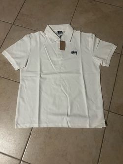 White Stussy Polo