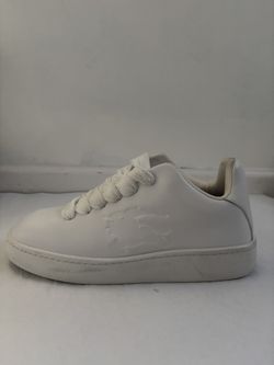 Burberry Logo Embossed Lace-Up Sneakers