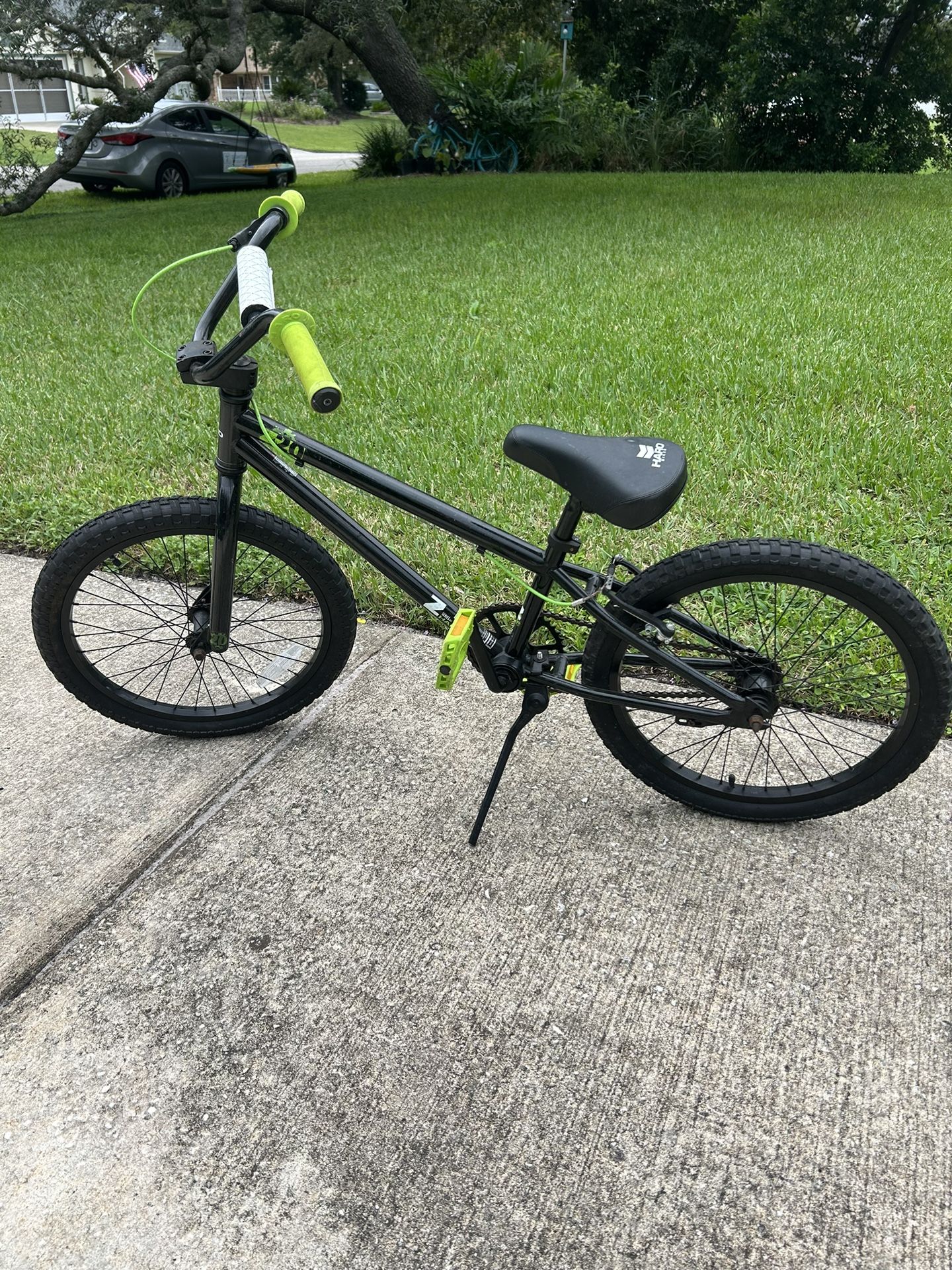 Haro Z20 1 Speed BMX Z Series Black/Green 34” Frame 20 X 20.25 Wheel Bicycle VTG