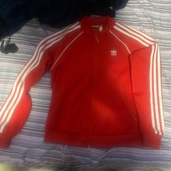 Adidas Red Tracksuit Jacket