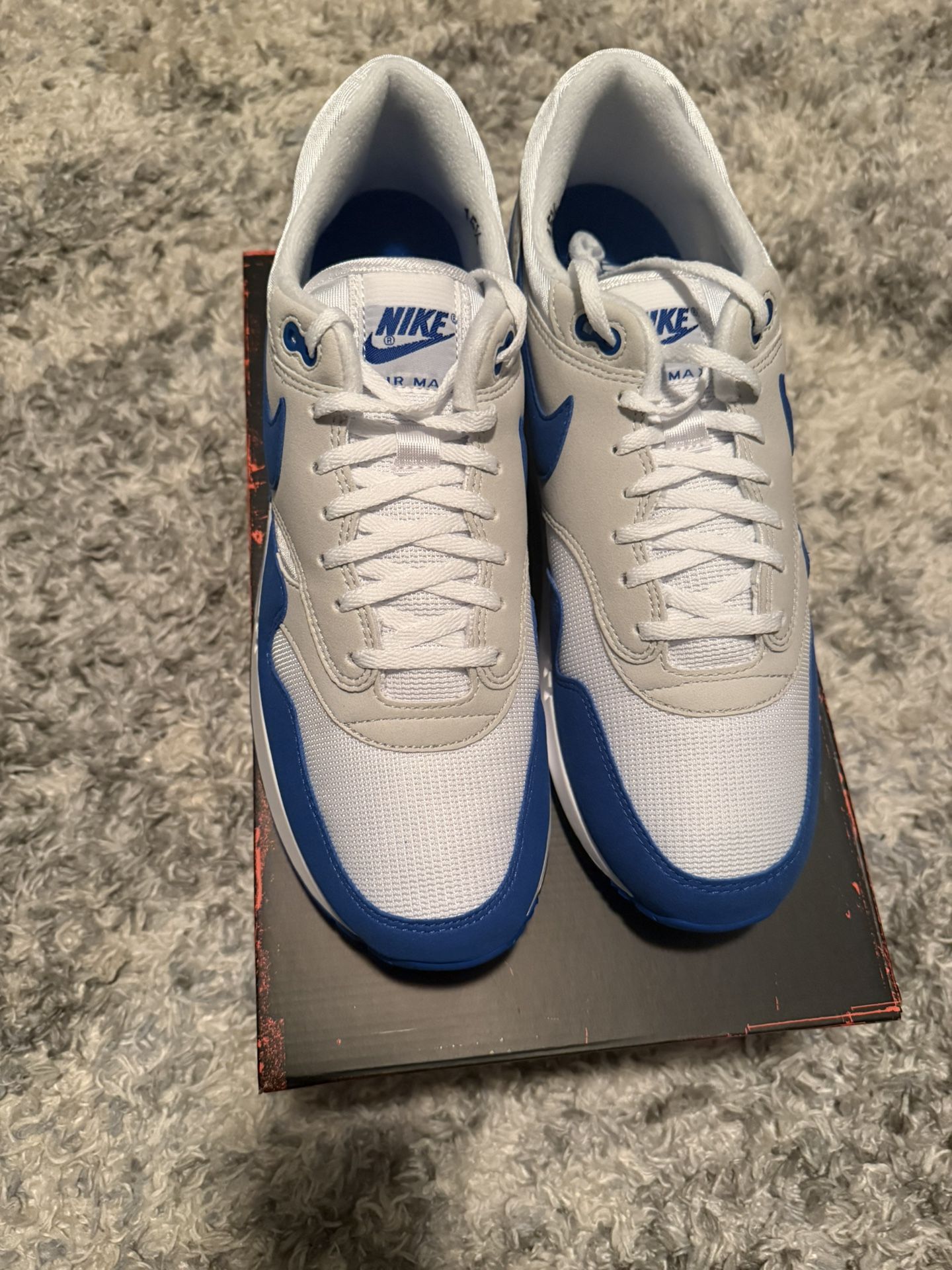 Nike Air Max 1 ‘86 OG Big Bubble (White/Royal Blue) – Men’s 14