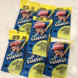 Topps Heritage 2020 MLB Baseball Trading Cards Packs 20-Cards