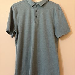 Lululemon evolution polo pique - tidewater teal - men’s medium