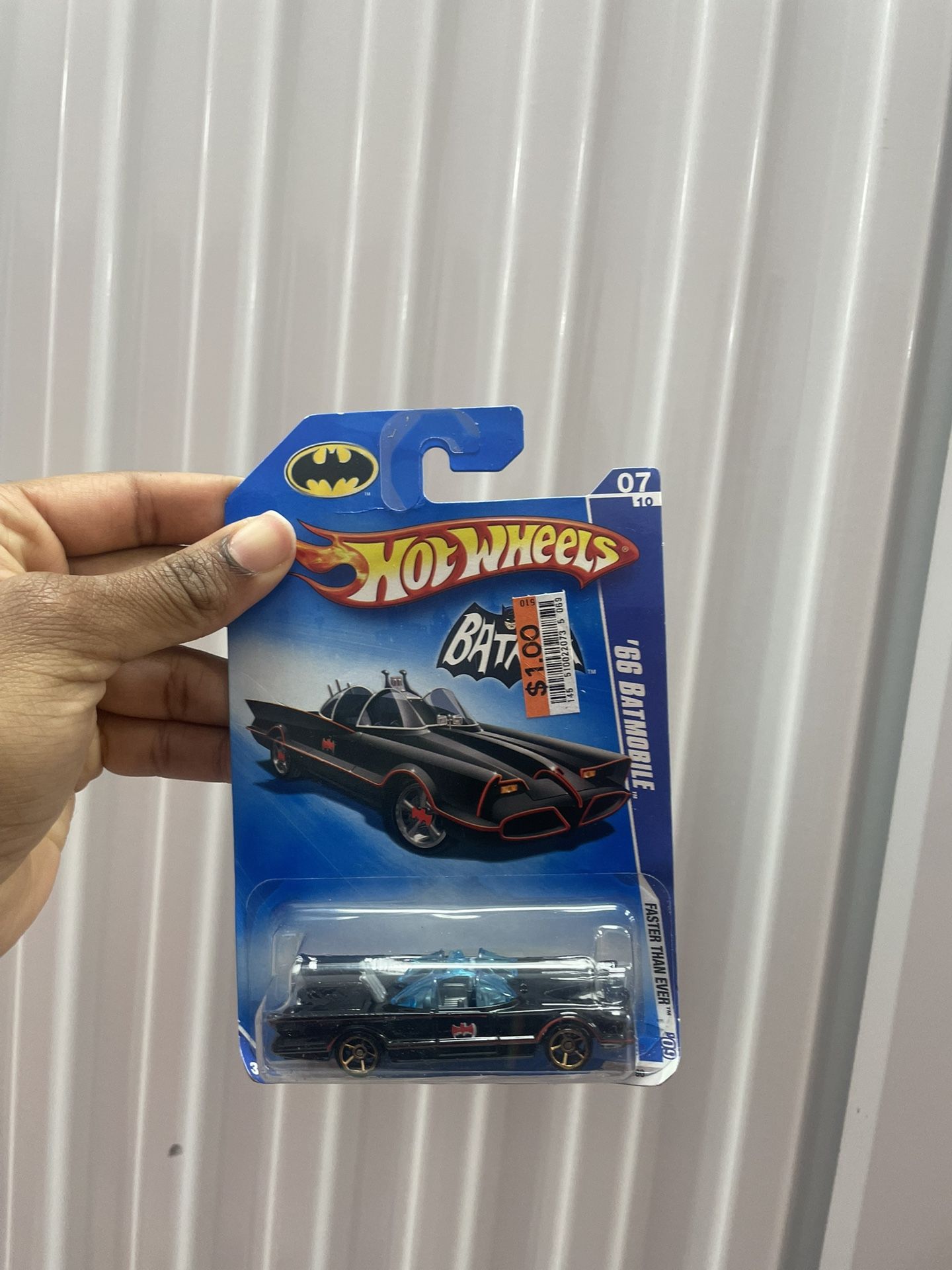 2009 Hot Wheels 133/190 '66 Batmobile 7/10 Faster Than Ever '09 Mattel P2453