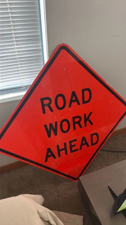 Roadwork sign