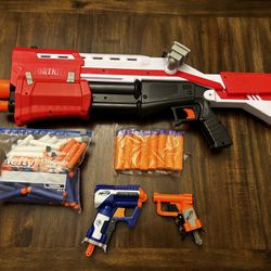 Small Nerf Gun and Dart Collection