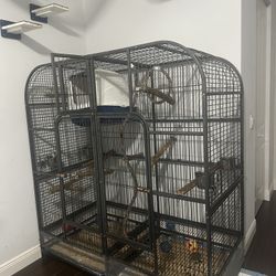 Double Parrot/bird Cage