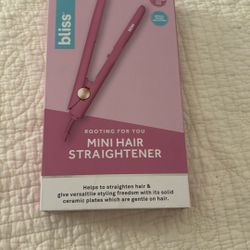 Mini Hair Pink Straightener 
