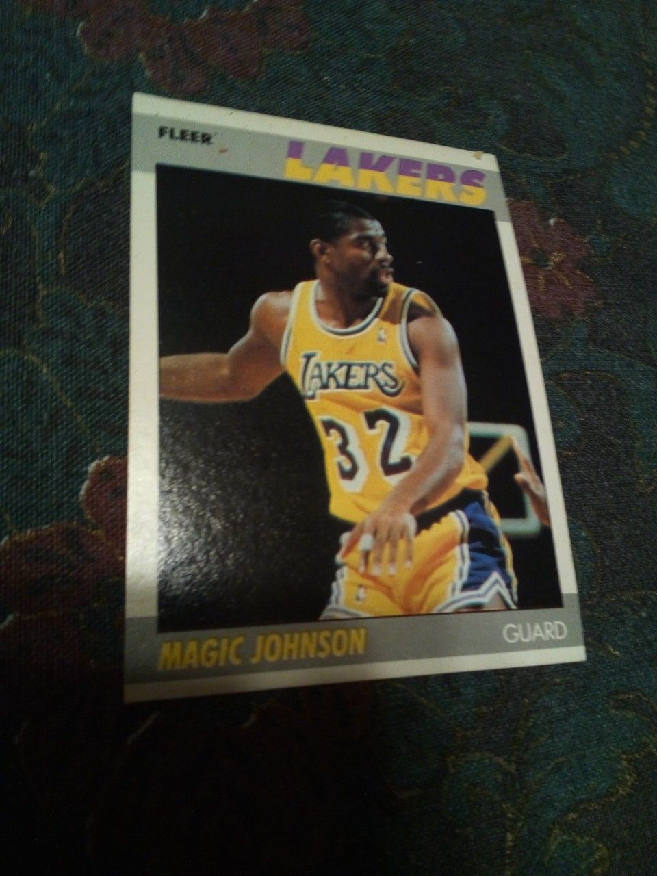 Vintage basketball /magic Johnson 1987 fleet / Lakers /card # 56 of 132