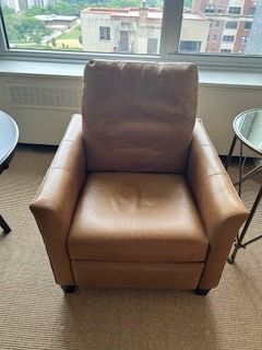 Ballard Designs Leather Recliners - Two Available